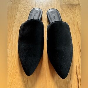Splendid “Liza” Sleek Black Women's Mules